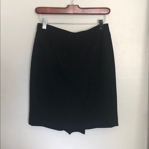 Loft 0p black pencil skirt